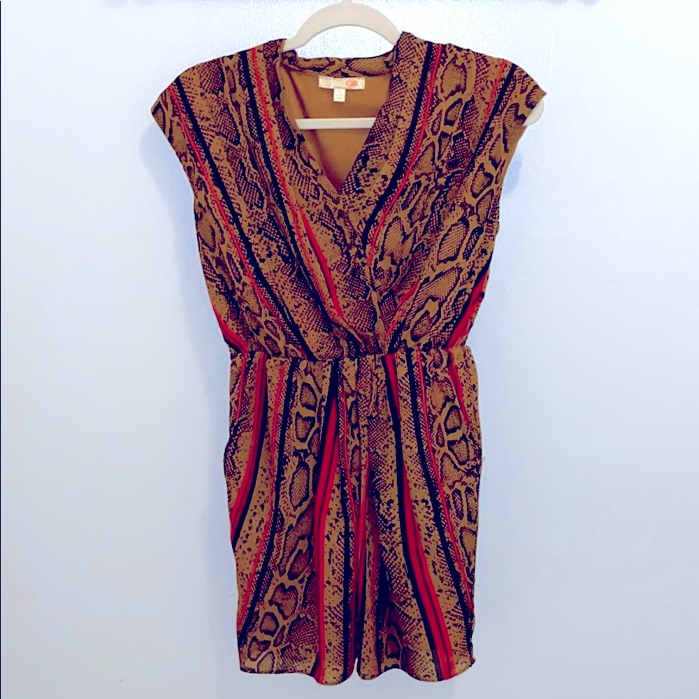 Gianni Bini snake skin dress